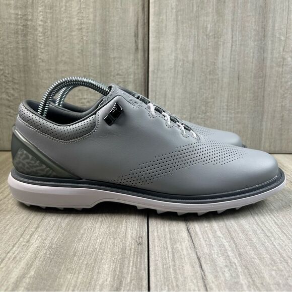 NEW Jordan ADG 4 Golf Wolf Grey Athletic Sneaker Cleats dm0103-010 Men’s Size 8 - Picture 5 of 10